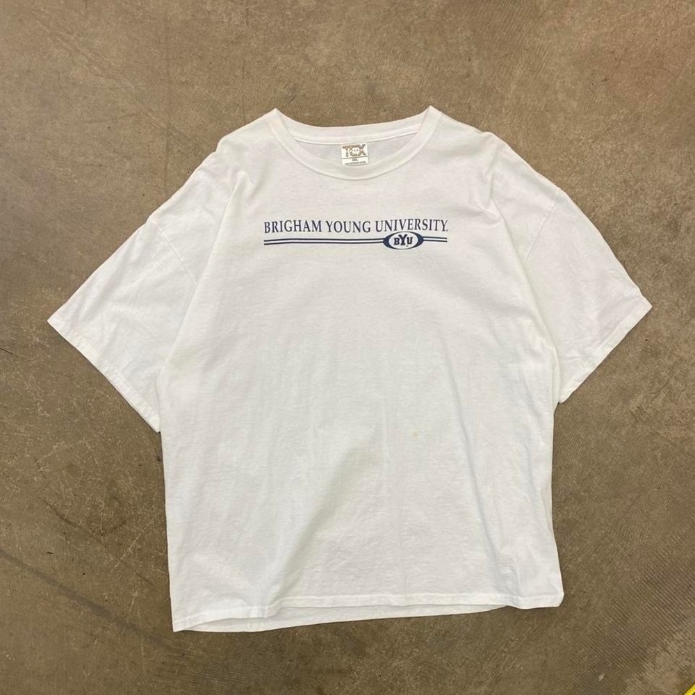 Vintage Brigham Young University Cougars BYU College TCX 2000s T-Shirt Size XXL